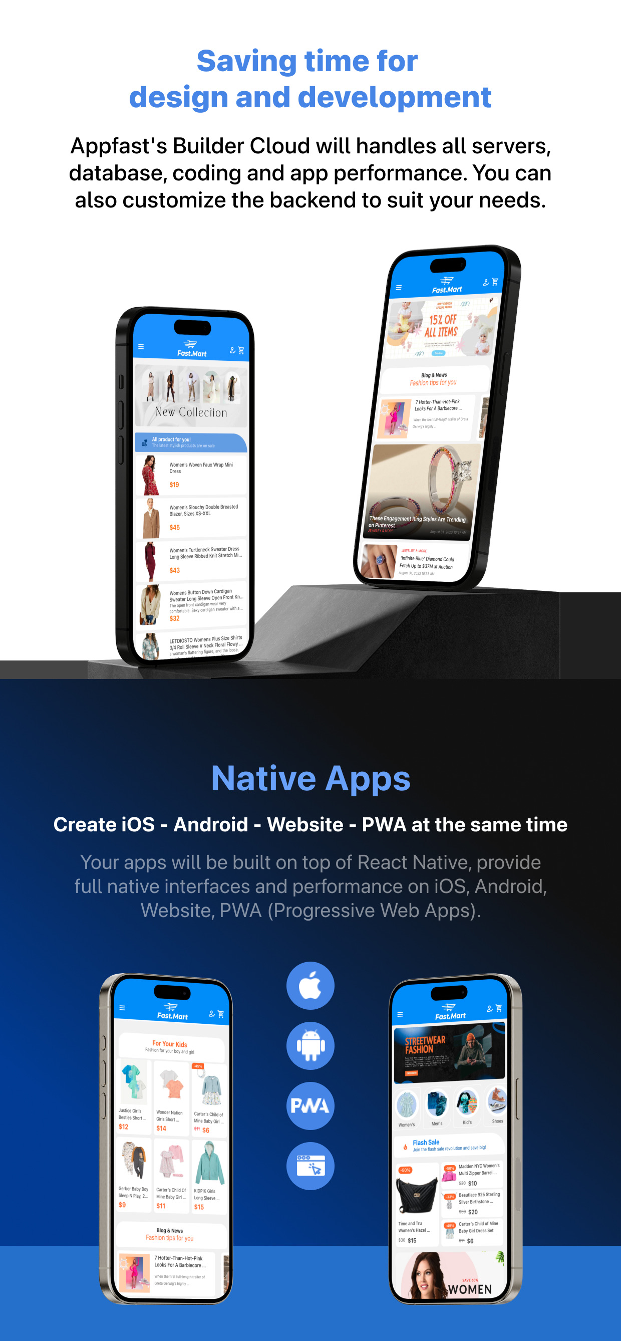 FastMart WooCommerce - React Native E-commerce Full App - 4